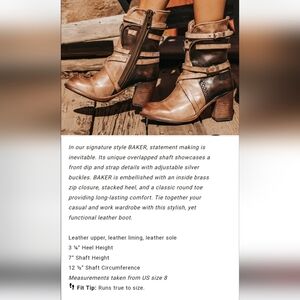 Freebird Distressed Baker Strappy Boots 9